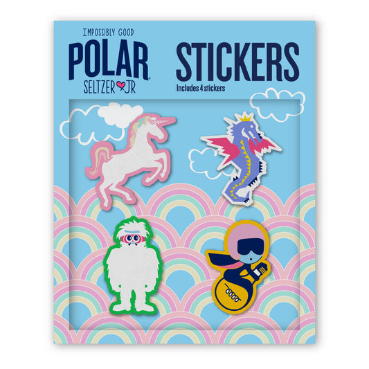 Embroidered Stickers - Seltzer Jr Designs