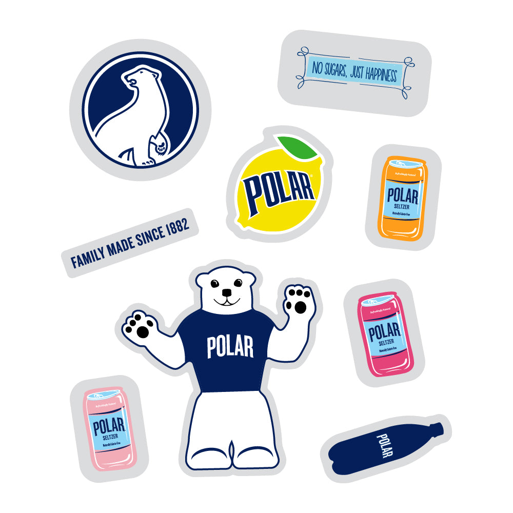Polar Sticker Sheet – Polar Beverages Store
