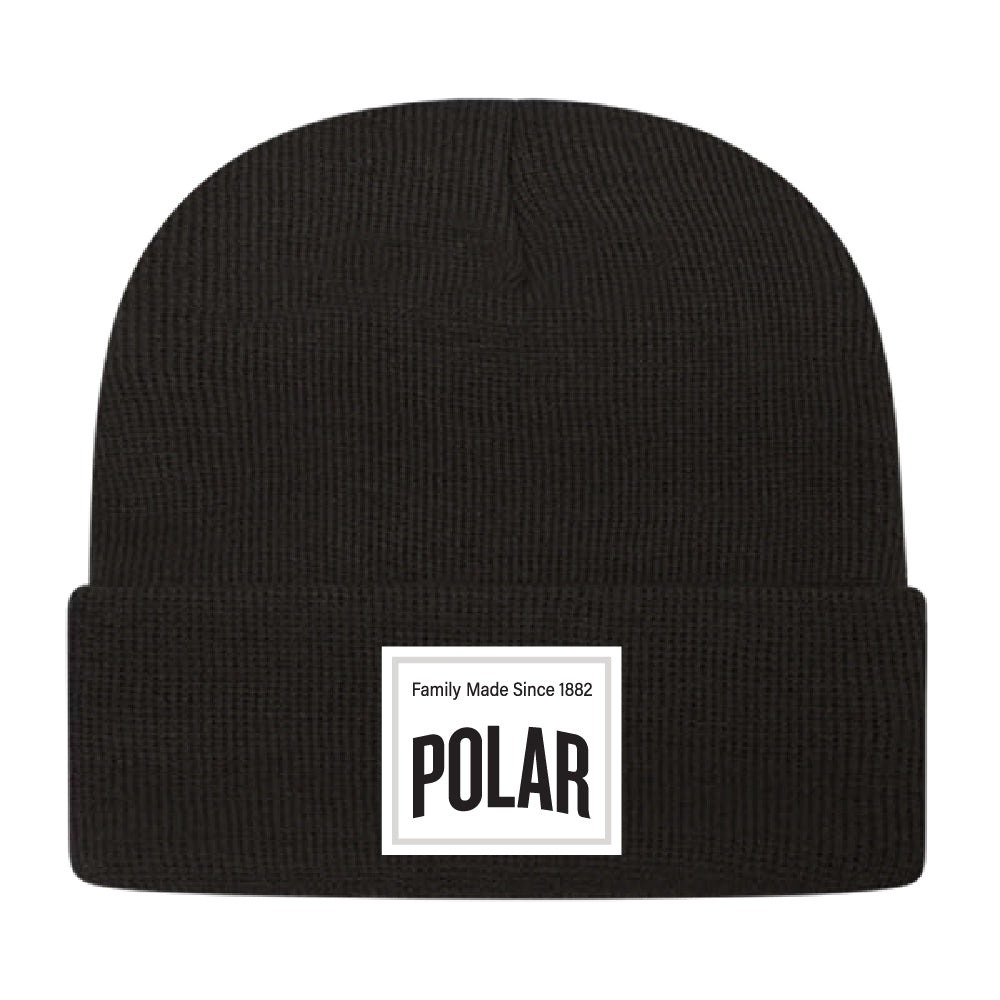 Polar Black Knit Beanie