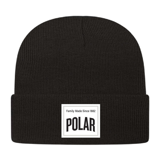Polar Black Knit Beanie